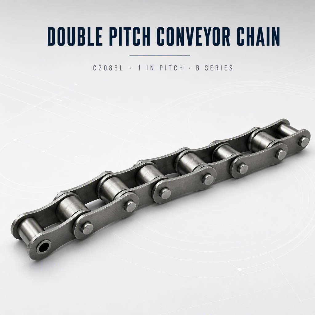 Double Pitch Conveyor Chain C208BL - 25.4 mm (1 in), B Series