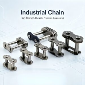 Multi strand duplex and triplex roller chain
