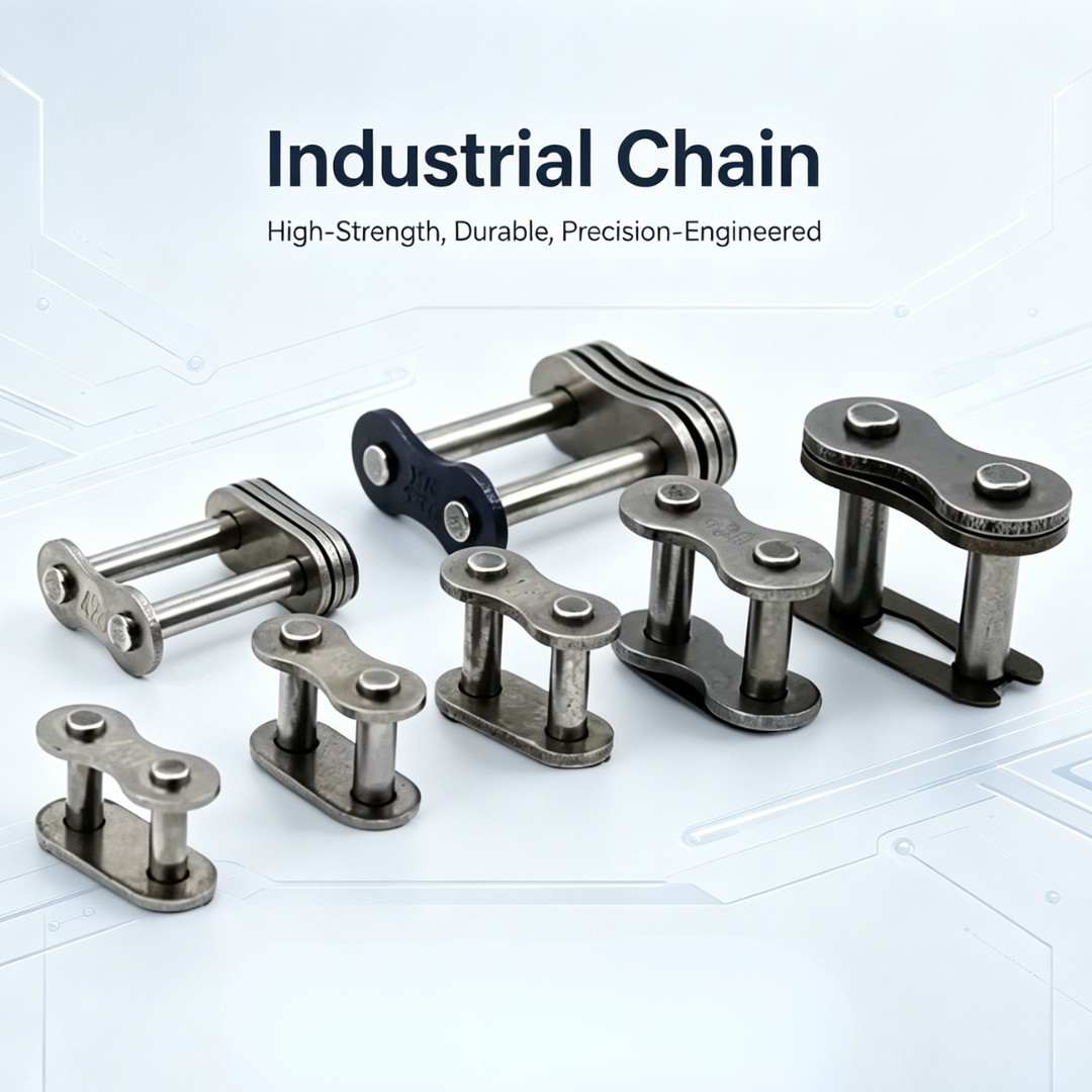 Multi strand duplex and triplex roller chain